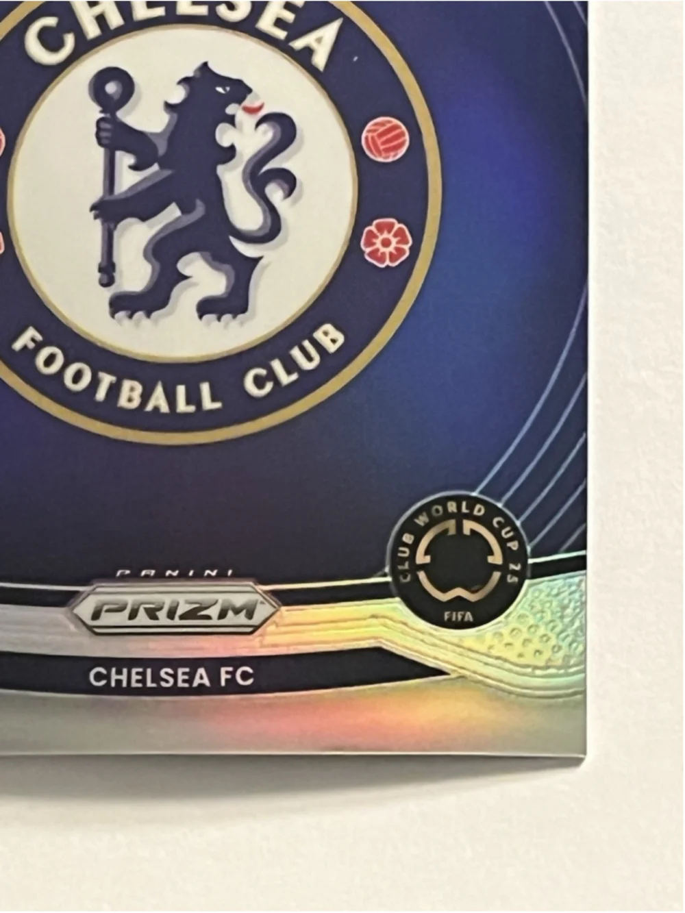 Chelsea FC 2025 Panini Club World Cup Prizm #6 Team Badge Silver - Picture 5 of 6